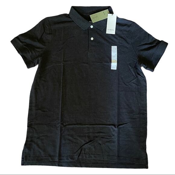 Goodfellow Men's Gray Cotton Slim Fit Polo Shirt Size XL - Picture 2 of 2